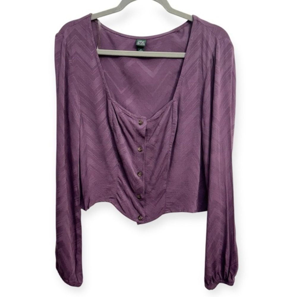 Wild‎ Fable Purple Blouse Relaxed Style